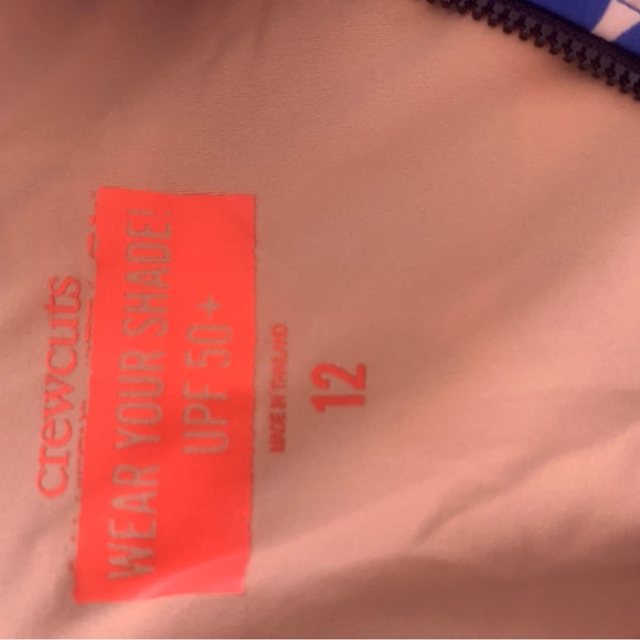 J crew Crew cuts size 12 rash guard body suit.  Fully lined in bodice. - Picture 3 of 4